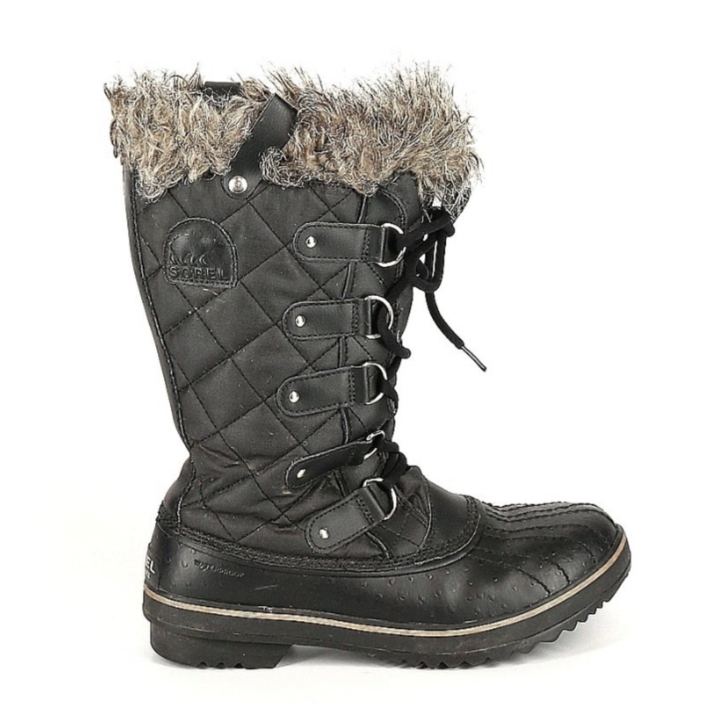 Sorel Black Snow Boots